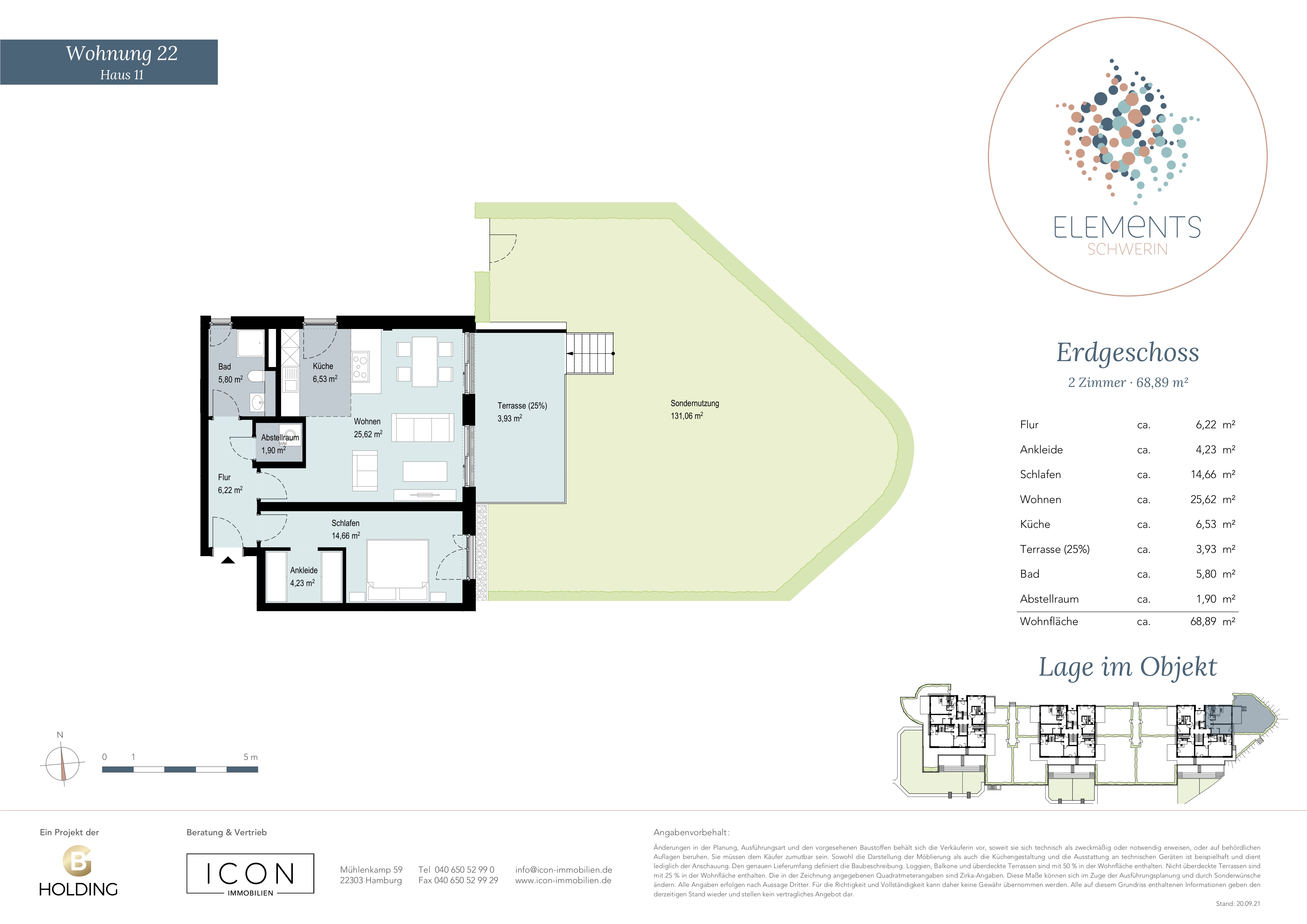 Grundriss Wohnung 22